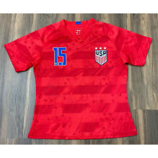 Camiseta de fútbol Megan Rapinoe #15 de la selección nacional femenina de EE. UU., S, usado segunda mano  Embacar hacia Argentina