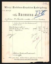 Rechnung ludwigsburg 1902 gebraucht kaufen  Berlin