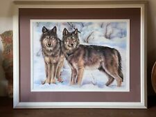 Original art wolves for sale  BEDFORD