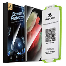 MAGIC JOHN for Samsung Galaxy S21 S22 S23 Ultra Tempered Glass Screen Protector for sale  Shipping to South Africa