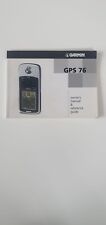 Garmin gps manual for sale  WELLINGBOROUGH