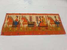 Tapete antigo charmoso escandinavo multicolorido casamento kilim 6,1x2,10 pés comprar usado  Enviando para Brazil