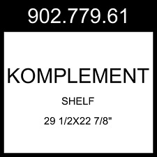 IKEA KOMPLEMENT Shelf White  29 1/2x22 7/8" 902.779.61 till salu  Toimitus osoitteeseen Sweden