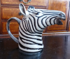 Zebra head jug for sale  LONDON