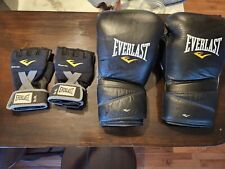 Luvas de boxe Everlast Elite Protex2 pretas GG e luvas de treinamento comprar usado  Enviando para Brazil