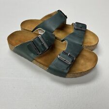 Nuevas sandalias para mujer Haflinger Andrea con hebilla verdes talla 38/EE. UU. 7 cuero segunda mano  Embacar hacia Mexico