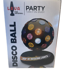 Bola de discoteca de fiesta LAVA 360 GRADOS DE LUCES GIRATORIAS 6"" esfera 40 discos de color segunda mano  Embacar hacia Argentina