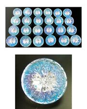 Used, 24 Czech Crystal Glass Buttons #B821 - 14 mm - 1/2" - DIAMOND-SHINING!! for sale  Shipping to South Africa