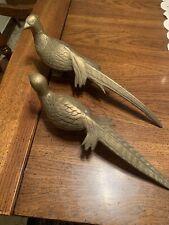 Vntage brass pheasant for sale  Claxton
