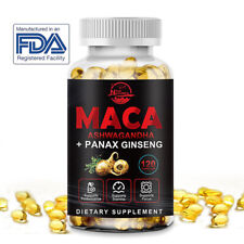 Cápsulas MACA ROOT | 120 comprimidos | Extrato de maca peruana para homens vitaminas orgânicas comprar usado  Enviando para Brazil
