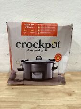 Crock Pot 7qt cocina/transporte programable fácil de limpiar olla lenta negra segunda mano  Embacar hacia Mexico