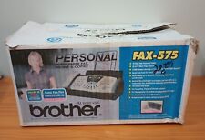 Brother FAX-575 Personal Plain Paper Fax Machine w/ Phone & Copier New Open Box for sale  Shipping to South Africa