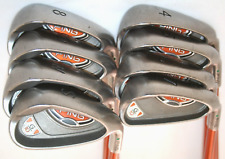 Used, Ping G10 irons 4-SW with Ping TFC 129 I regular flex graphite shafts - green dot for sale  Shipping to South Africa