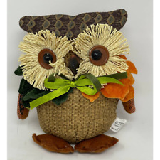Owl pillow burlap for sale  Carmichael
