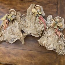 Burlap angel ornaments for sale  San Antonio