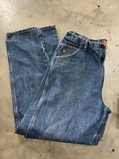 Jeans Wrangler masculino FR resistente a chamas conforto avançado azul tamanho 40X36 comprar usado  Enviando para Brazil