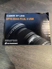 Original lens manual d'occasion  Expédié en Belgium