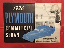 1936 plymouth commercial for sale  Dayton