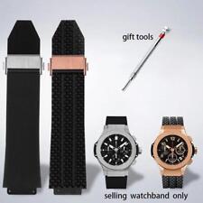 Usado, Pulseira de relógio masculina Hublot Big Bang silicone 25*19 mm impermeável Chai comprar usado  Enviando para Brazil