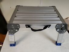Used, Aluminum Step Stool  18 Inches Working Platform  375 lb. weight capacity for sale  Shipping to South Africa