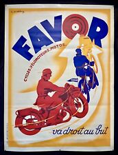 Affiche lithographiée favor d'occasion  Bouguenais