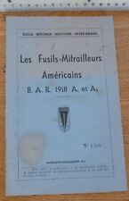 Fusils mitrailleurs americains d'occasion  Langres