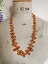 Vintage amber necklace for sale  HULL