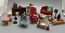 Lote de casa de bonecas miniatura vintage móveis e acessórios banco de Natal piano comprar usado  Enviando para Brazil