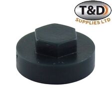 Anthracite Grey Hex Tek screw Push On Caps 19mm Roofing & Cladding Caps for sale  Shipping to South Africa