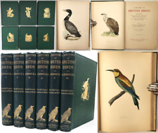 Used, 1903 Morris HISTORY OF BRITISH BIRDS 6 Vols Ornithology 400 Hand Colour Plates for sale  UK