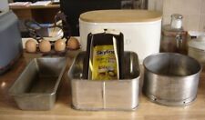 4 vintage bread & cake baking tins ~ 3 skyline for sale  Shipping to South Africa