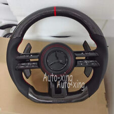 Real Carbon Fiber Custom Steering Wheel For Mercedes-Benz AMG New Upgrade 2013+ for sale  Shipping to South Africa