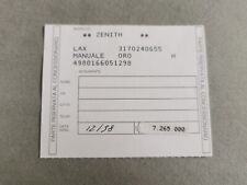 Zenith vintage warranty usato  San Giorgio A Cremano