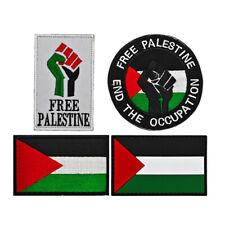 Patches de gancho bordado PVC bandeira nacional da Palestina 3D, usado comprar usado  Enviando para Brazil