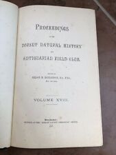 Proceedings dorset natural for sale  SALISBURY