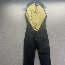 Xterra Wetsuit Masculino Médio Preto Amarelo Sem Mangas Zíper Praia Oceano Surf Fit comprar usado  Enviando para Brazil