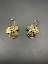Minnie mouse hammered style vintage dangling Earrings 070923@ for sale  Shipping to South Africa