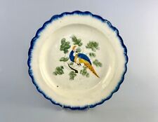 Un plato de crema con patrón de pavo real ""Bessie"" c.1799-1805. Figura Deike 5.114 segunda mano  Embacar hacia Argentina