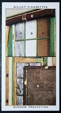 Cartão vintage XC22 proteção contra explosão de janela de vidro 11 da Guerra Mundial comprar usado  Enviando para Brazil