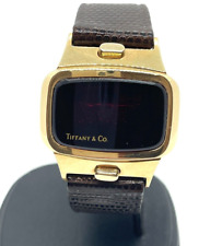 Relógio Tiffany & Co. Pulsar Digital Time Computer pulseira de ouro 14K, usado comprar usado  Enviando para Brazil