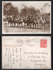Cartão postal usado fotografia real Riders in Rotten Row London RP. Horses Hyde Park comprar usado  Enviando para Brazil