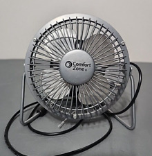 "Ventilador de escritorio mini zona de confort gris USB ventilador computadora/escritorio 4" segunda mano  Embacar hacia Argentina