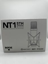 Micrófono condensador de estudio de diafragma grande RØDE NT1 5ª generación "LEER" segunda mano  Embacar hacia Argentina