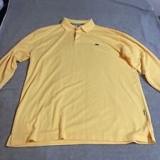 Camisa polo masculina manga longa amarela LACOSTE original tamanho grande 7 feita na França comprar usado  Enviando para Brazil