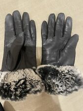 Black leather gloves for sale  LONDON