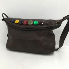 Kurt Geiger Messenger Bag Large Brown Faux Leather Womens RMF05-LW for sale  Shipping to South Africa
