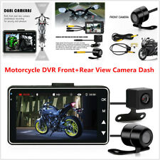 Cámara de visión frontal + trasera para motocicletas DVR grabadora de video tablero sensor G 1080P HD segunda mano  Embacar hacia Argentina