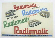 Affiche 1957 radiomatic d'occasion  Saint-Paul-Cap-de-Joux