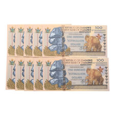 10 un. billetes de 100 yotalillones de dólares de Zimbabue regalos de papel manualidades sin divisas segunda mano  Embacar hacia Argentina