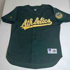 Camiseta deportiva vintage de atletismo de Oakland talla 48 verde Russell manga corta hecha en EE. UU.  segunda mano  Embacar hacia Mexico